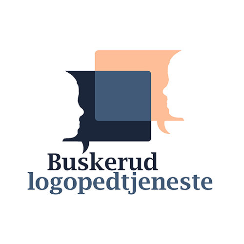 Logo Buskerud logopedtjeneste med tekst